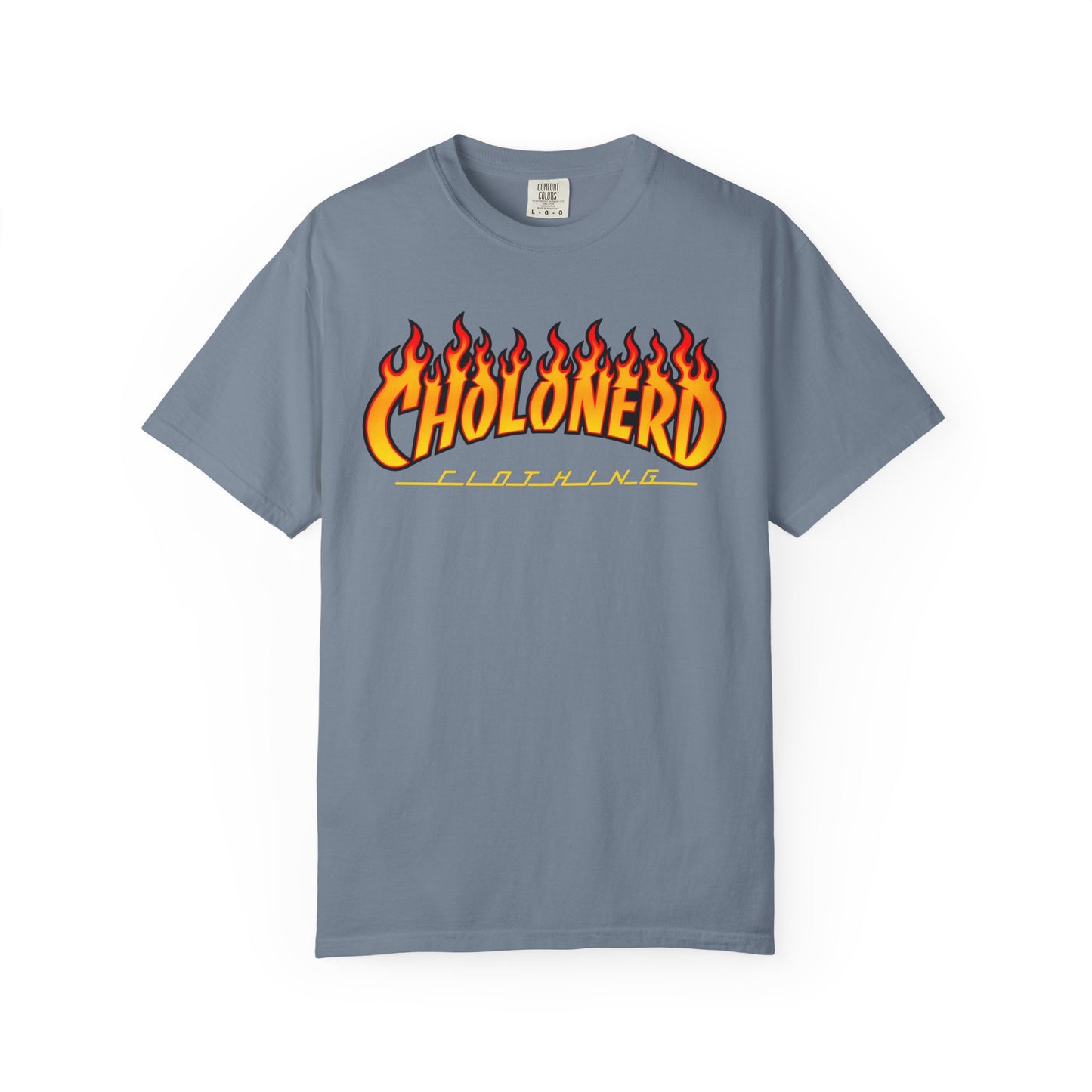 CHOLONERD Flame Logo Heavyweight T-Shirt