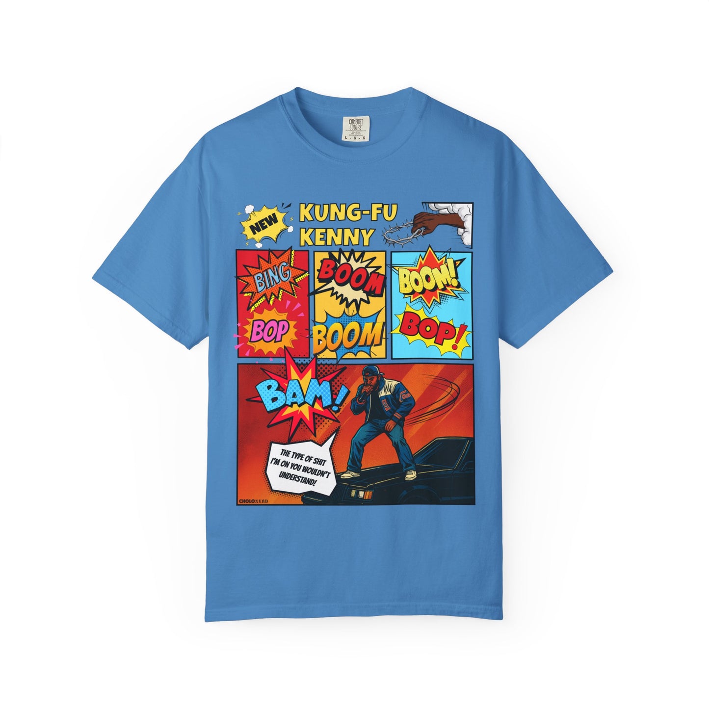 Kendrick Lamar Peekaboo Comic Book-Inspired COMFORT COLORS T-Shirt (Front Design)