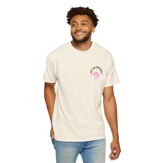 OFF THE FREQUENCY Skull Logo Tee – Comfort Colors Heavyweight Shirt