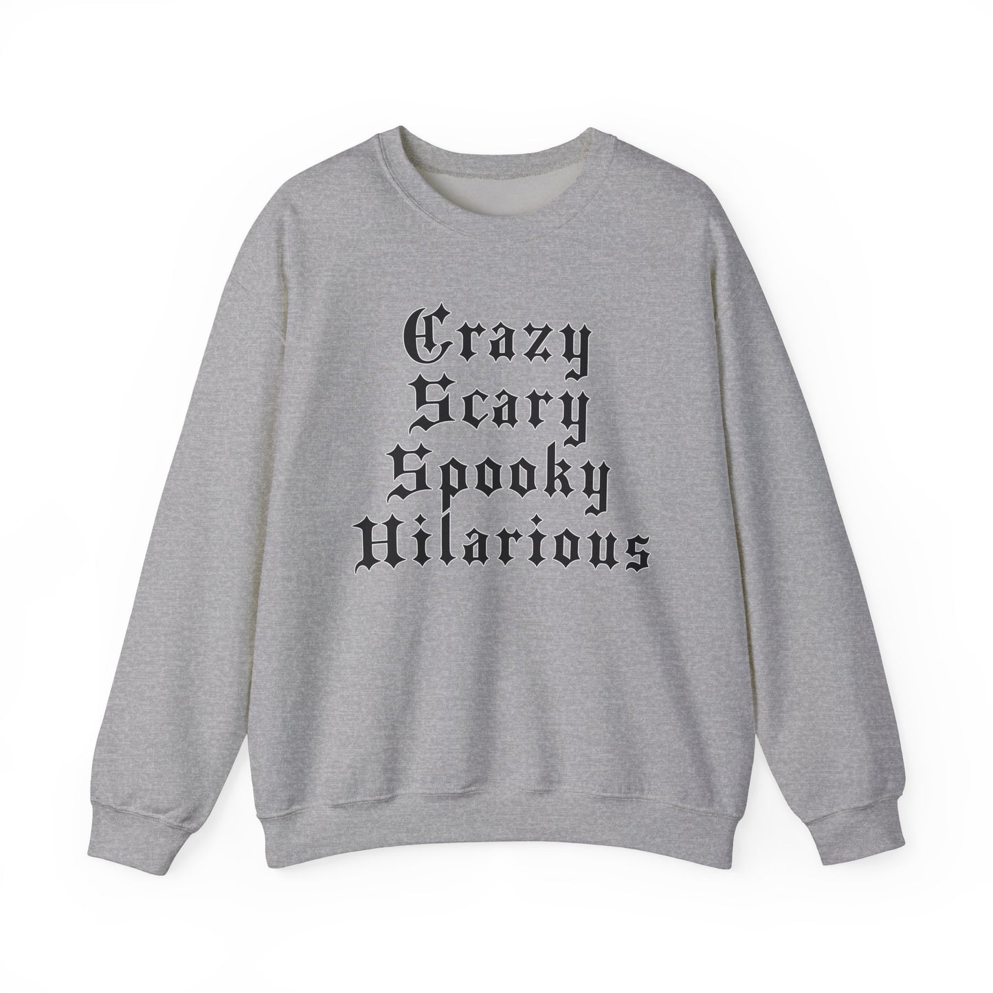 Crazy Scary Spooky Hilarious GNX Crewneck Sweatshirt by CholoNerd