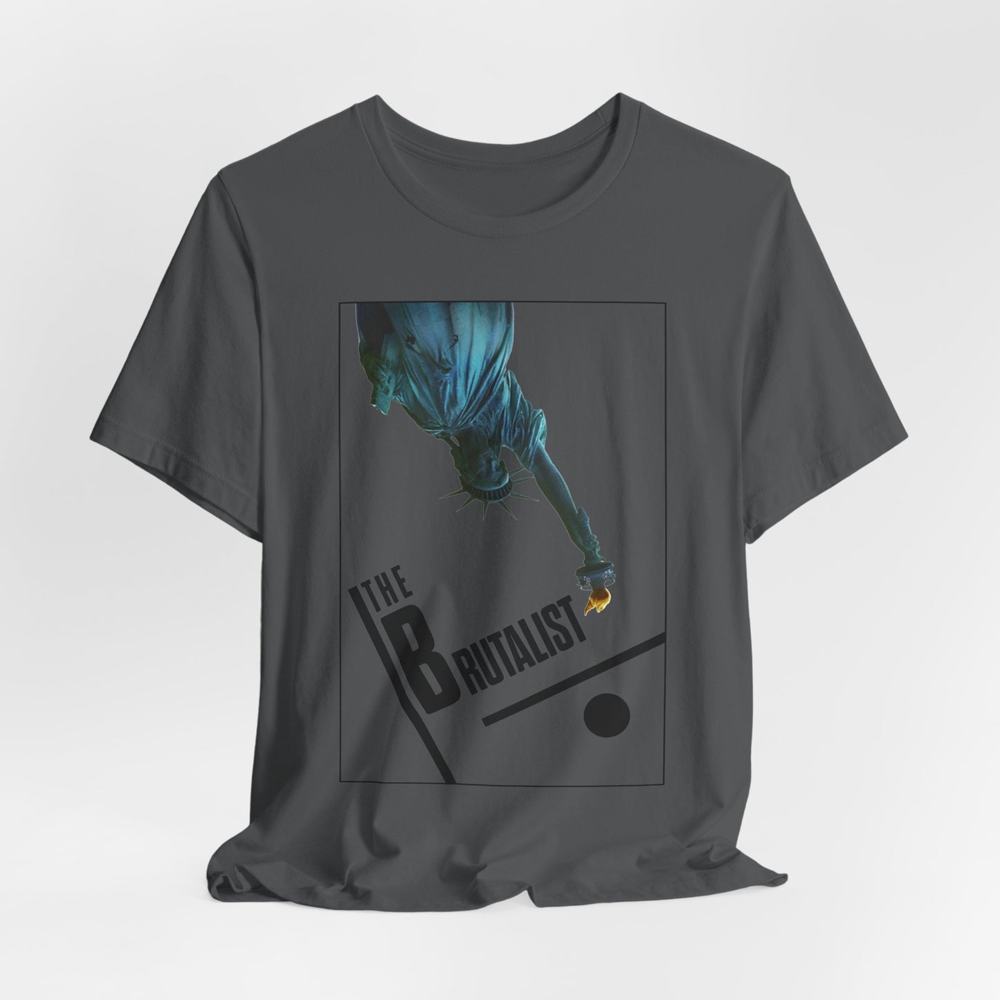 The Brutalist Movie Tee | Upside-Down Statue of Liberty Design