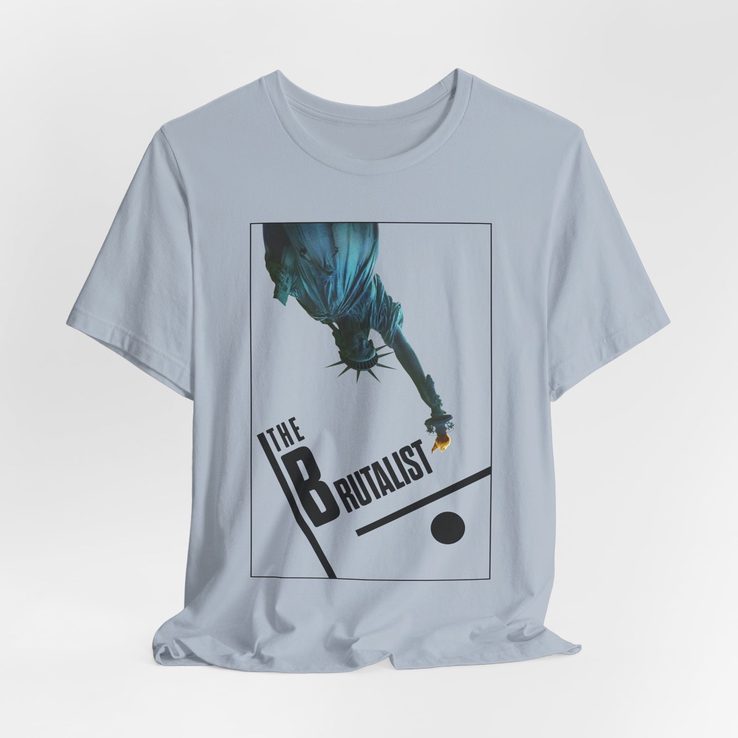 The Brutalist Movie Tee | Upside-Down Statue of Liberty Design