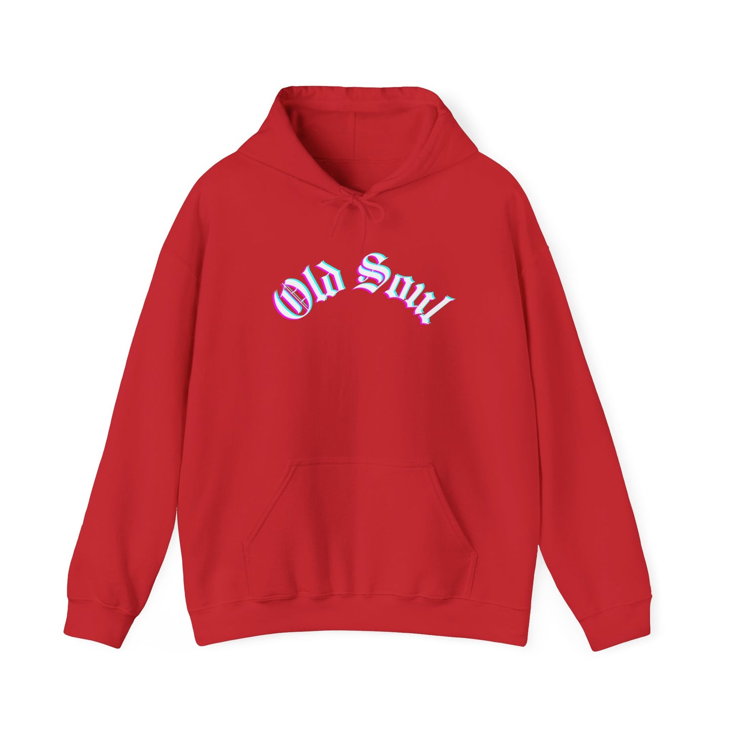 Old Soul Neon Glitch Unisex Hoodie by CHOLONERD