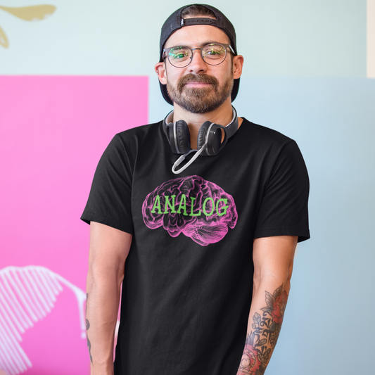 Analog Brain Graphic T-Shirt by OFF THE FREQUENCY x CHOLONERD