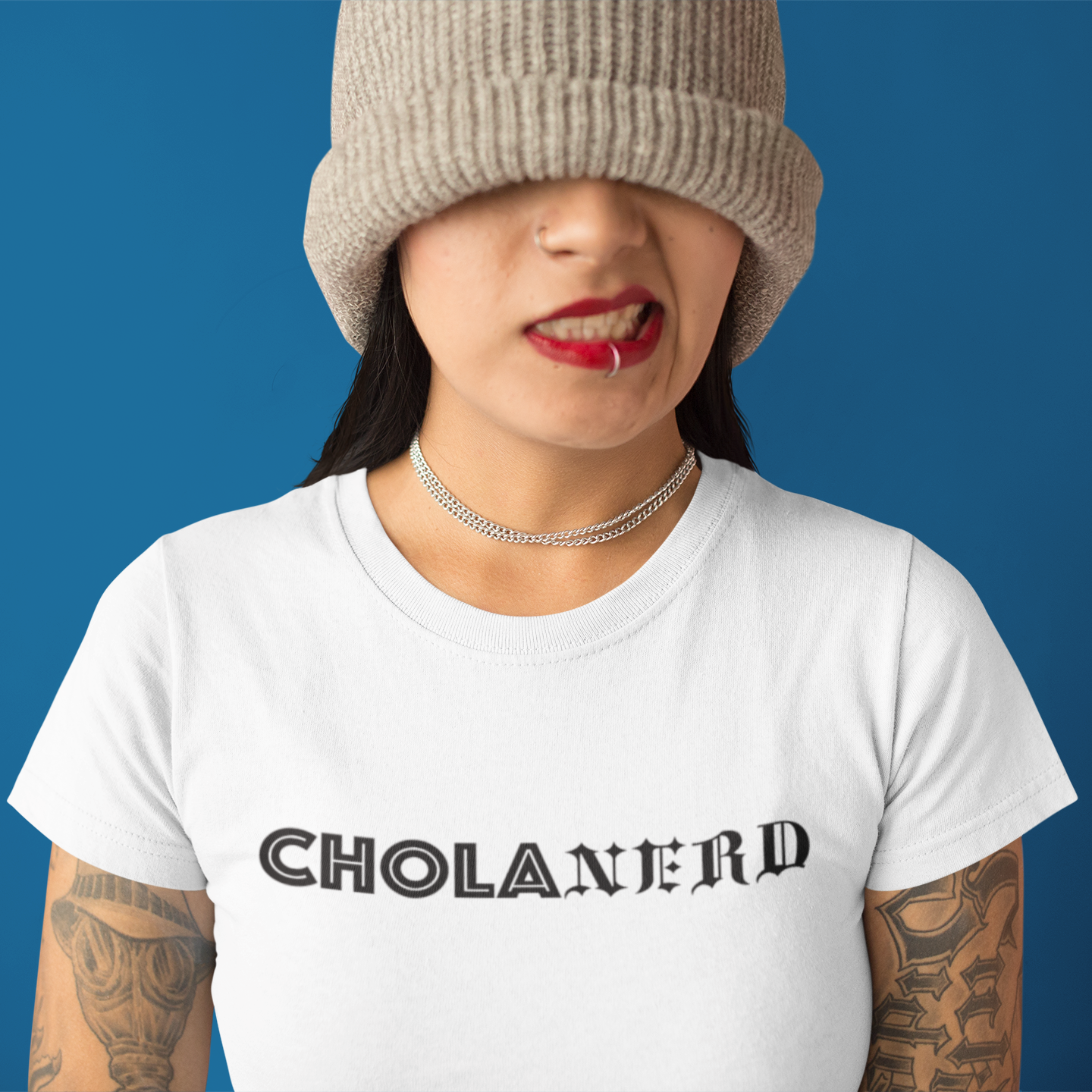 Flagship Chola Women's Midweight Cotton T-shirt by CholoNerd