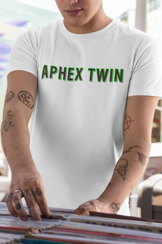 Aphex Twin T-Shirt - Twin Peaks Inspired Font by CHOLONERD